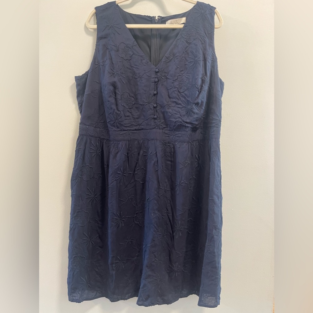 LOFT PLUS Women’s Dress Dark Blue Sz 16